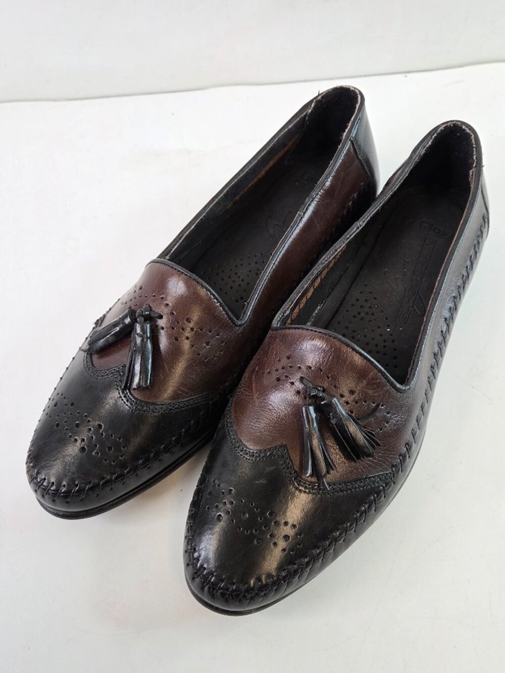 Giorgio Brutini Le Glove Mens Loafers w/ Fringe Detail Size 9D Never Worn